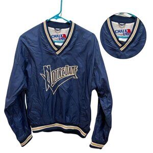 Vintage Notre Dame Chalk Line Windbreaker Jacket Men’s XL